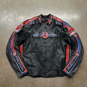 RARE Miyuki GP star Fien racing biker jacket